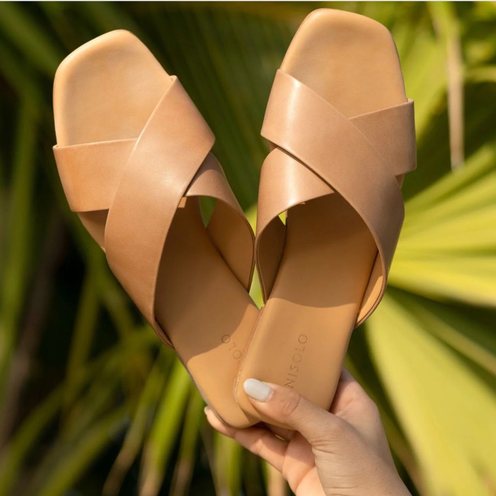Nisolo Catalina Slide Sandal, New, Size 7